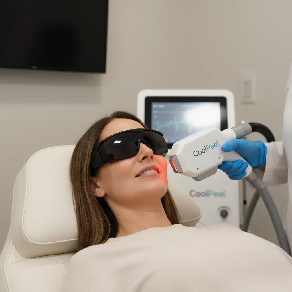 CoolPeel skin resurfacing session at AARx