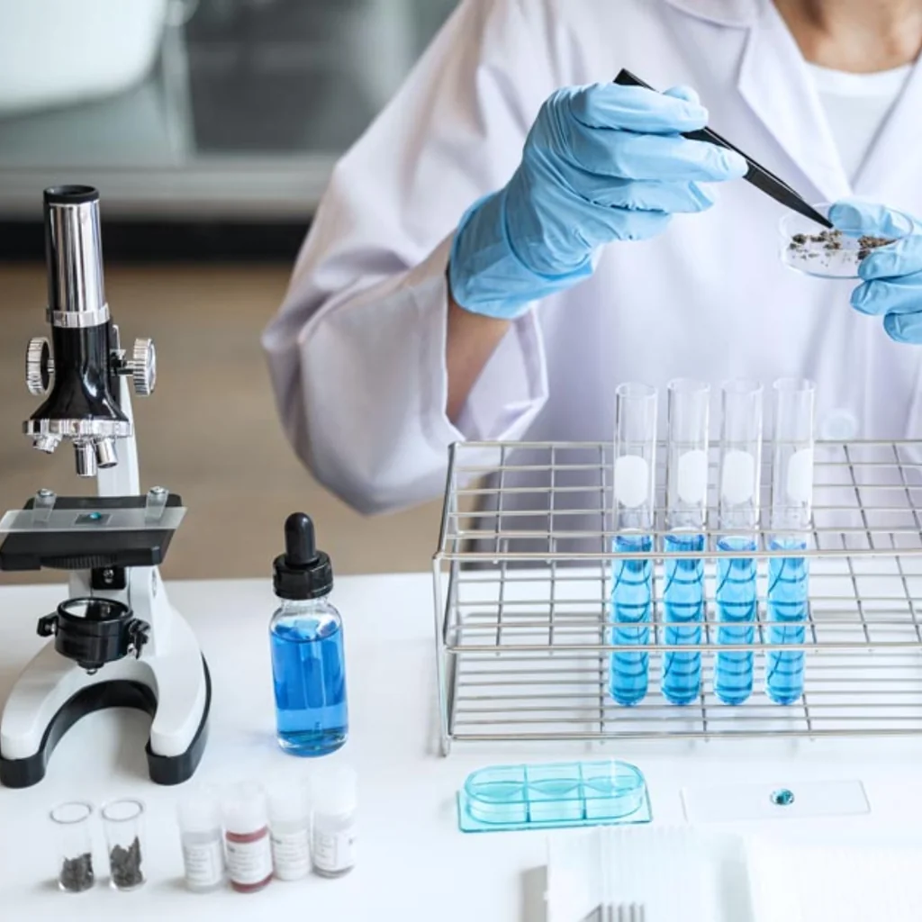 Provider reviewing micronutrient testing lab results at AARx