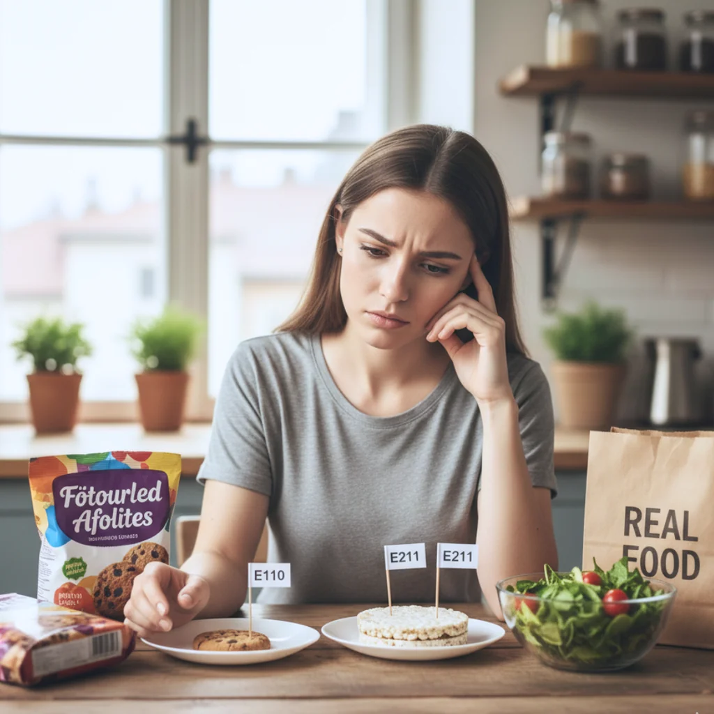 Patient reviewing food additive sensitivity results at AARx