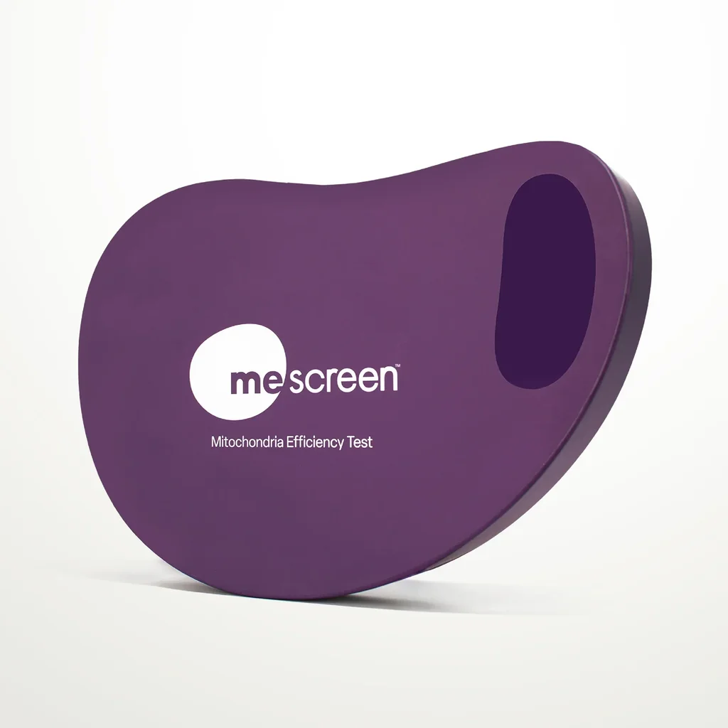 Physician reviewing MeScreen mitochondrial results at AARx